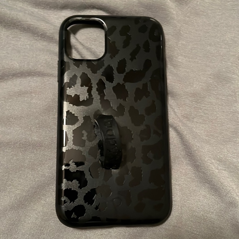 Loopy Black Leopard iPhone 11 Case